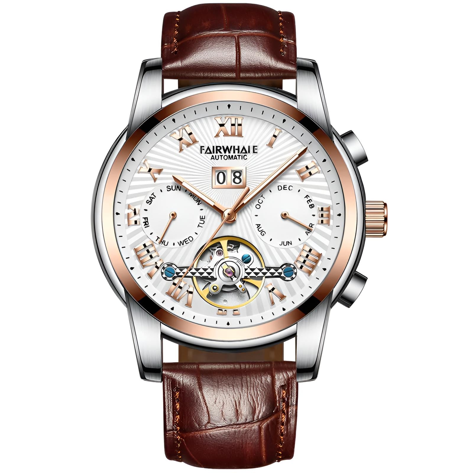 Mark Fairwhale 6060 ORIENTO – Men’s Automatic Calendar Watch with Luminous Dial