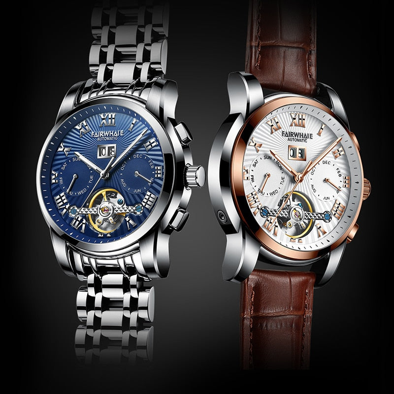 Mark Fairwhale 6060 ORIENTO – Men’s Automatic Calendar Watch with Luminous Dial