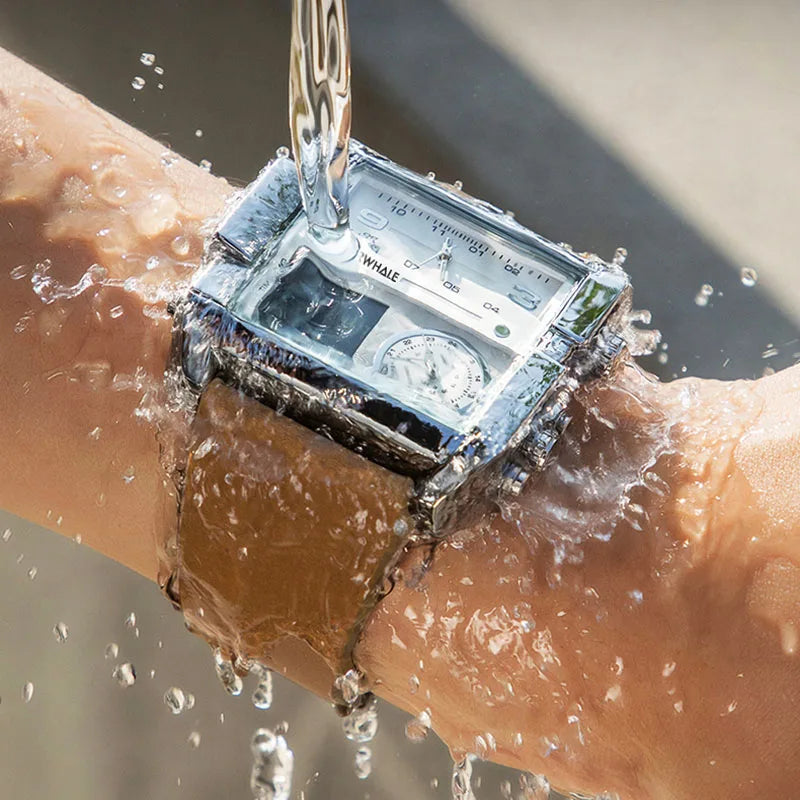 Mark Fairwhale 4270 TACORA - Men’s Square Military Chronograph Watch