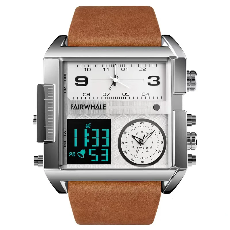 Mark Fairwhale 4270 TACORA - Men’s Square Military Chronograph Watch