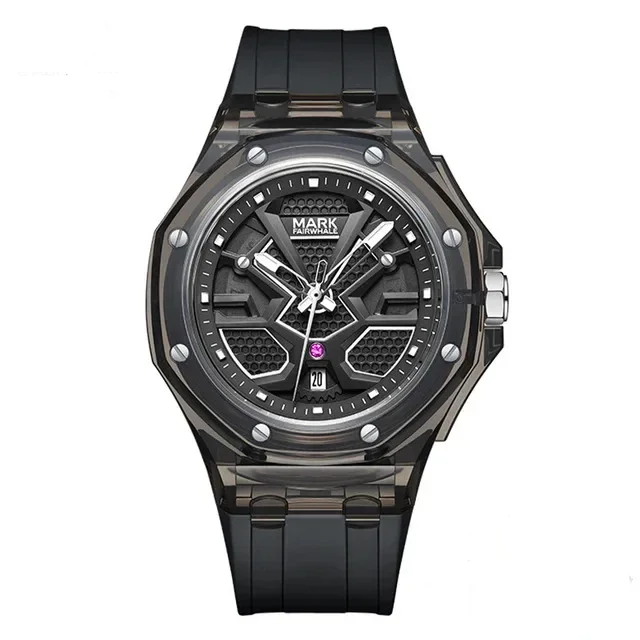 Mark Fairwhale 5920 VISORIX – Men’s Transparent Case Quartz Watch