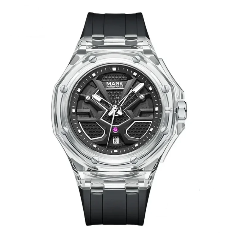 Mark Fairwhale 5920 VISORIX – Men’s Transparent Case Quartz Watch