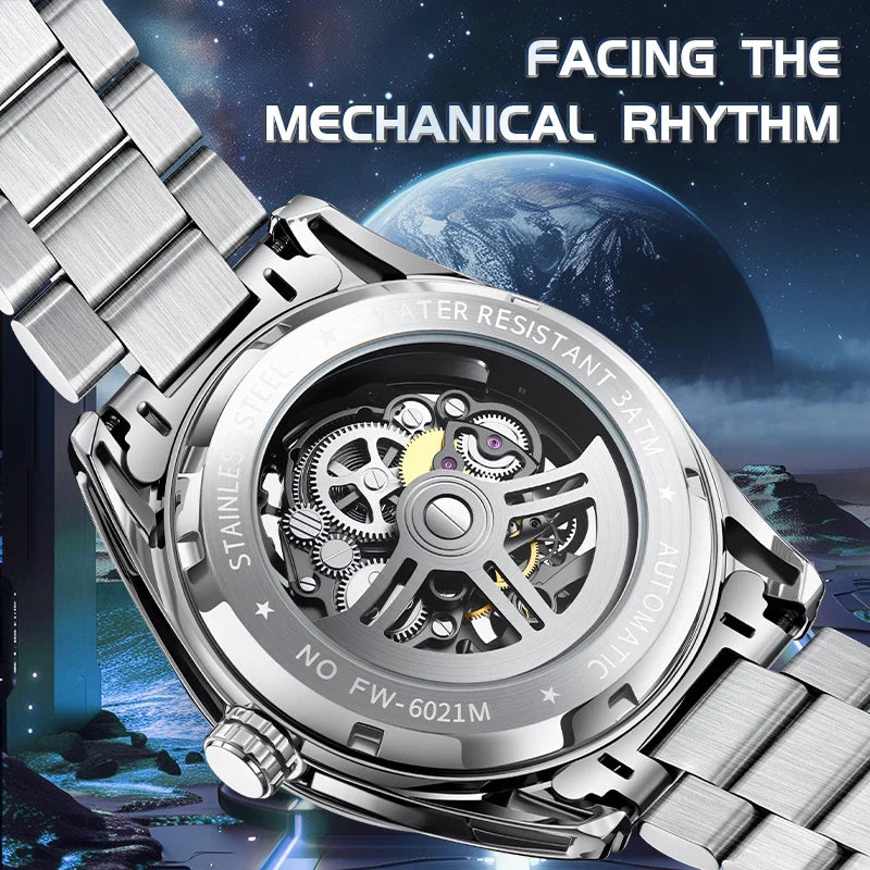 Mark Fairwhale 6021 SKELEON – Men’s Skeleton Automatic Watch