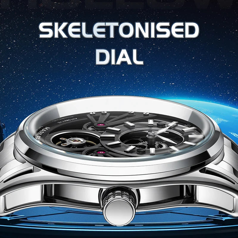 Mark Fairwhale 6021 SKELEON – Men’s Skeleton Automatic Watch
