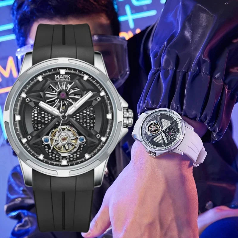 Mark Fairwhale  FW-6008 AEROTOR – Skeleton Automatic Watch