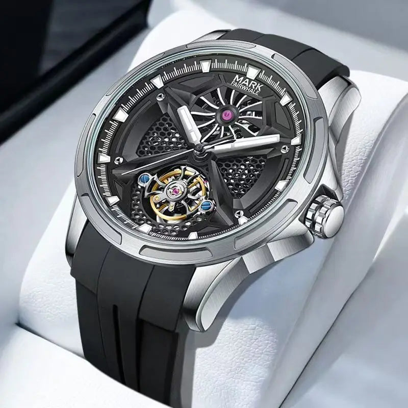 Mark Fairwhale  FW-6008 AEROTOR – Skeleton Automatic Watch