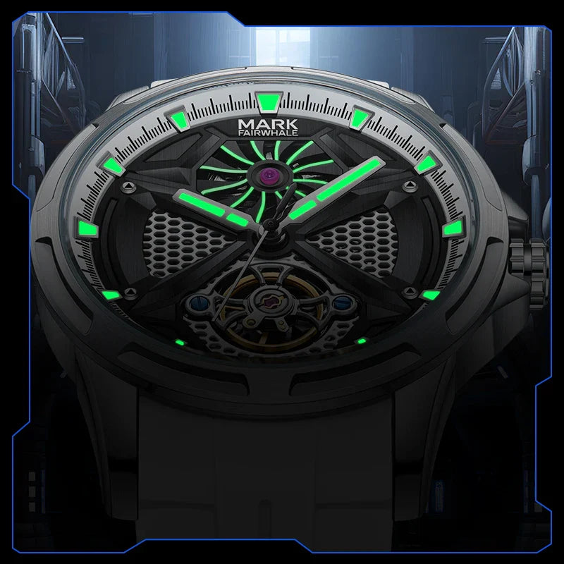 Mark Fairwhale  FW-6008 AEROTOR – Skeleton Automatic Watch
