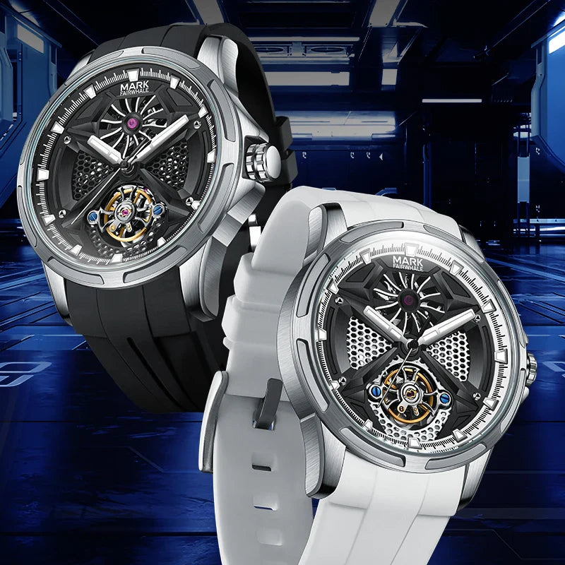 Mark Fairwhale  FW-6008 AEROTOR – Skeleton Automatic Watch