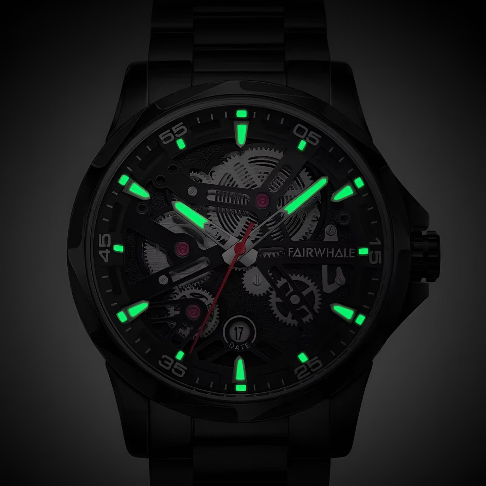 Mark Fairwhale AURIX - Men’s Automatic Stainless Steel Calendar Watch