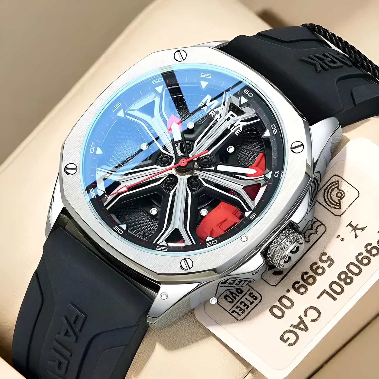 Mark Fairwhale 5060 CALIBRO – Men’s Limited Edition Quartz Watch with Wheel Caliper Dia