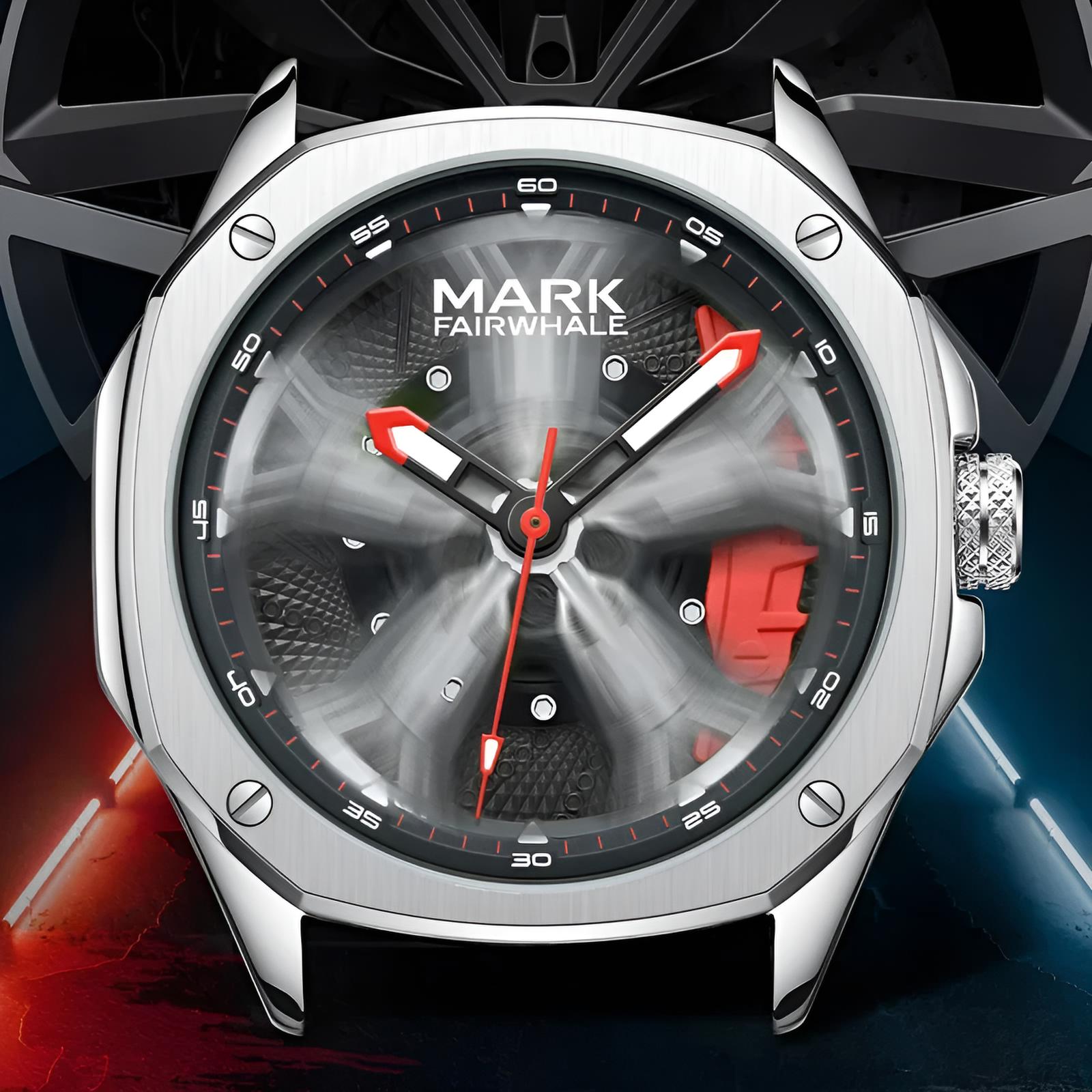 Mark Fairwhale 5060 CALIBRO – Men’s Limited Edition Quartz Watch with Wheel Caliper Dia
