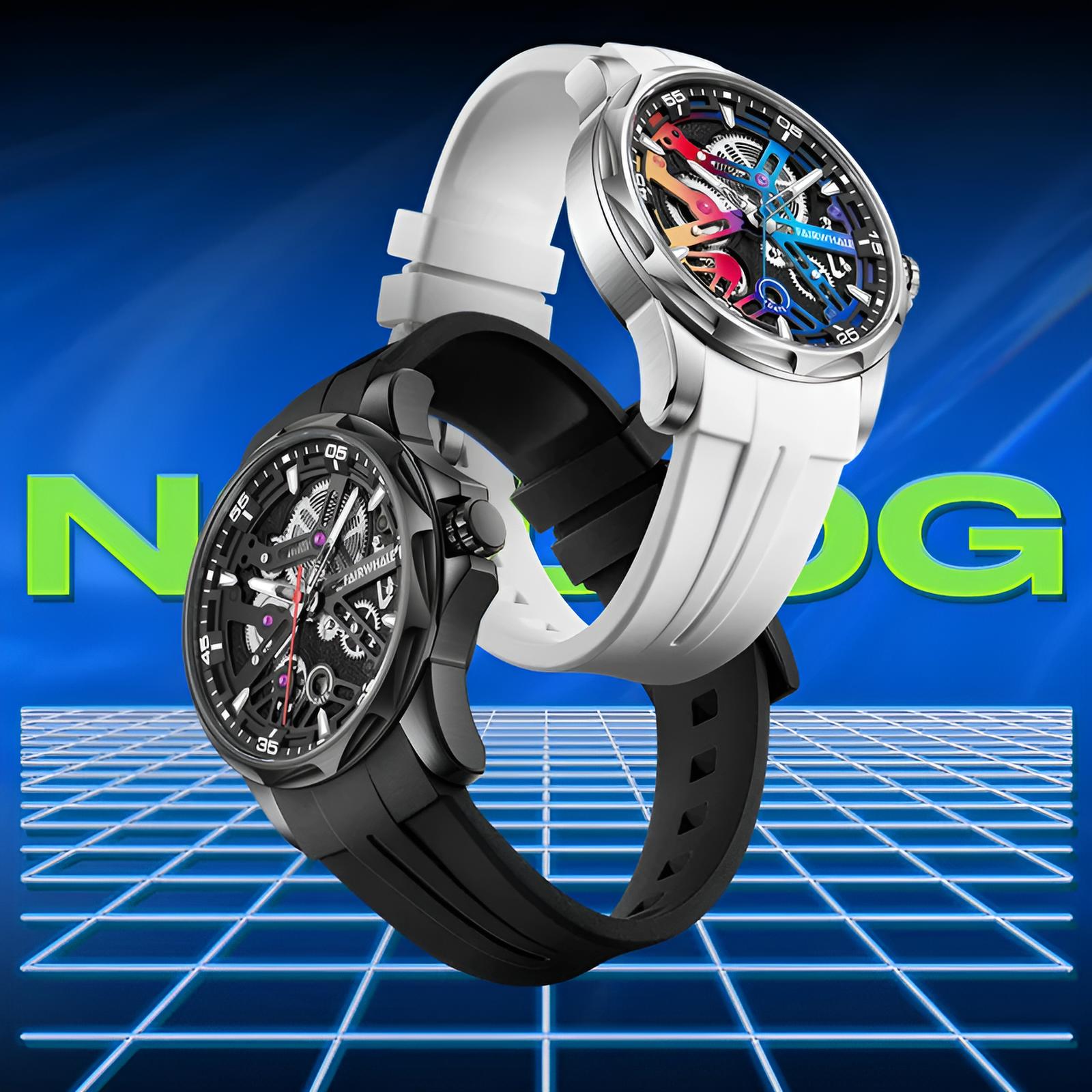 Mark Fairwhale 6620B IRIDIA – Men’s Automatic Watch with Calendar & Luminous Display