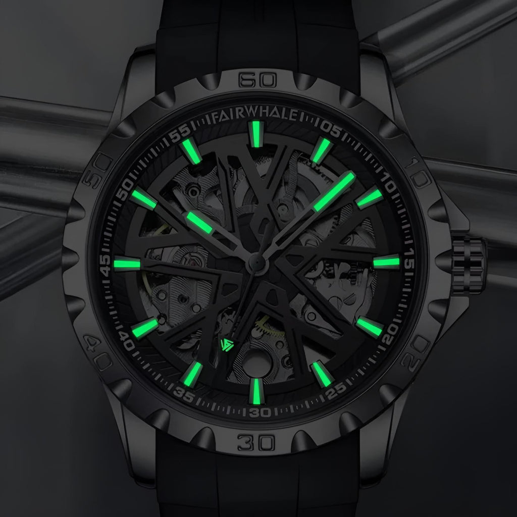 Mark Fairwhale  FW-6580 KANTRY – Men’s Skeleton Automatic Watch