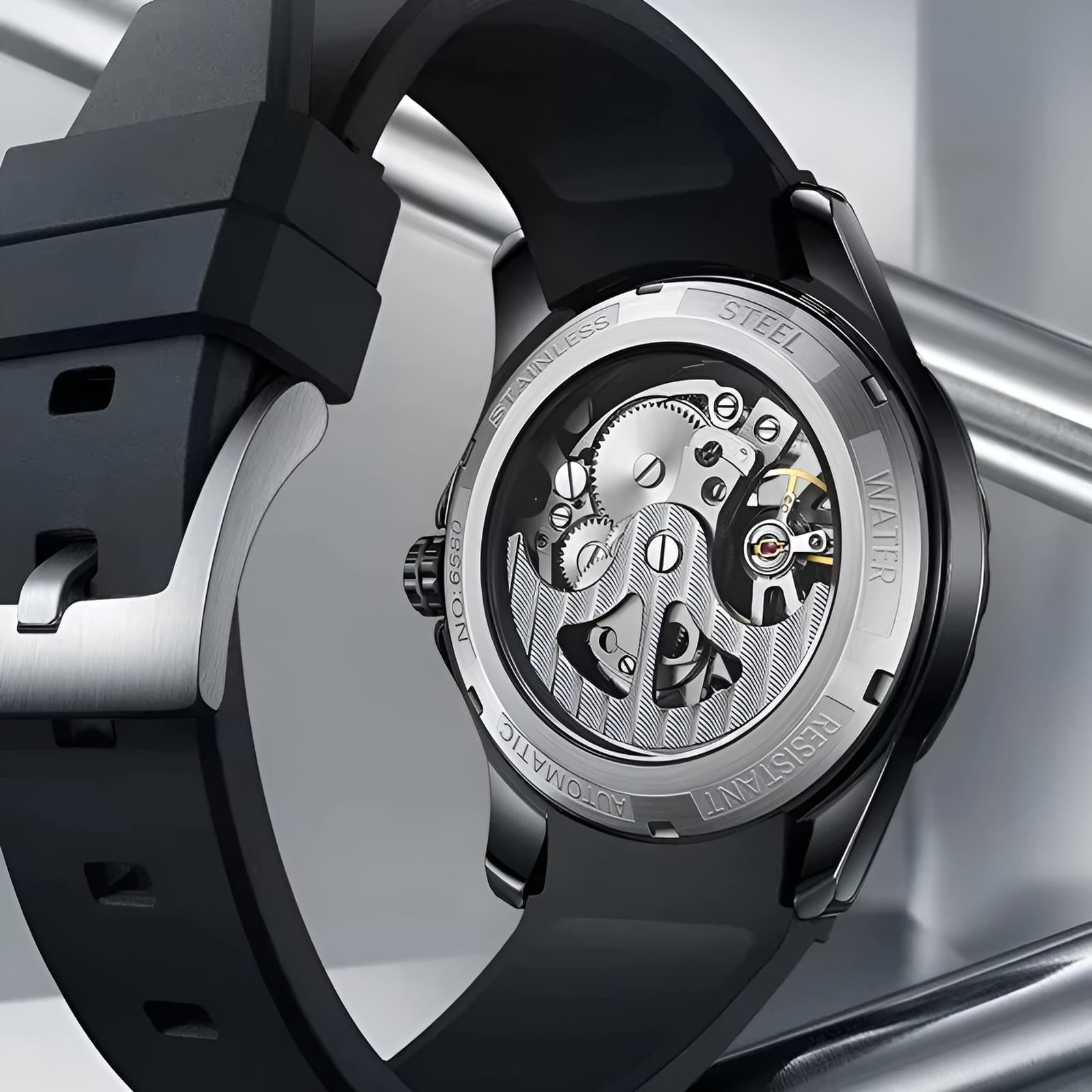 Mark Fairwhale  FW-6580 KANTRY – Men’s Skeleton Automatic Watch