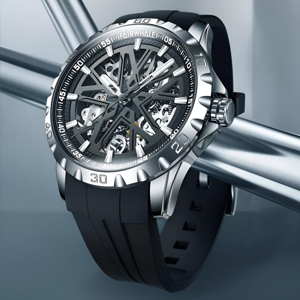 Mark Fairwhale  FW-6580 KANTRY – Men’s Skeleton Automatic Watch