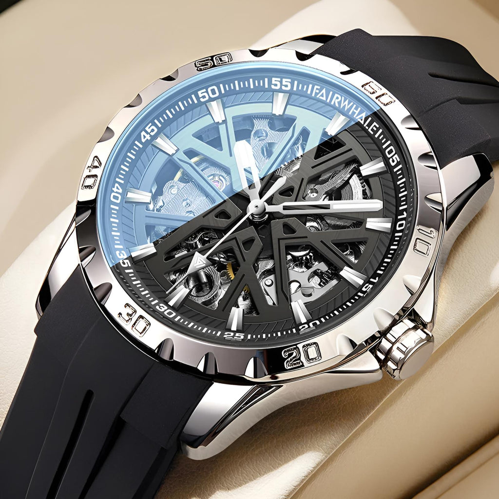 Mark Fairwhale  FW-6580 KANTRY – Men’s Skeleton Automatic Watch