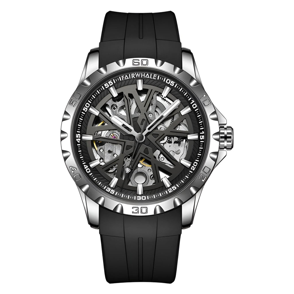 Mark Fairwhale  FW-6580 KANTRY – Men’s Skeleton Automatic Watch
