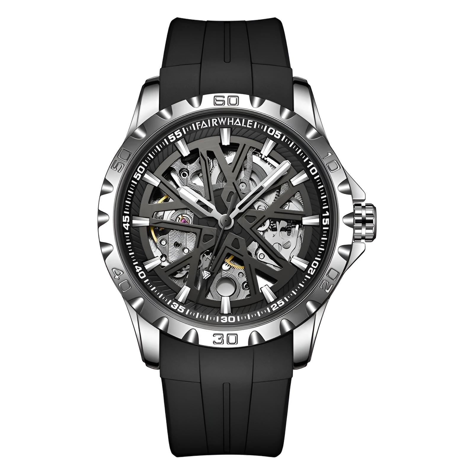Mark Fairwhale  FW-6580 KANTRY – Men’s Skeleton Automatic Watch