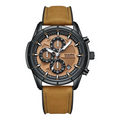 Mark Fairwhale 5024 NOVANTOR – Men's Chronograph Quartz Watch with Leather Strap