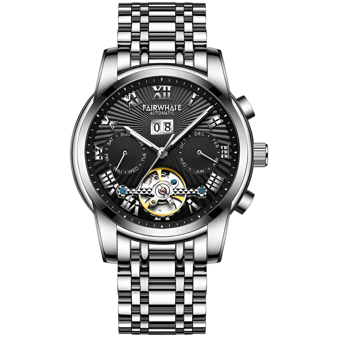 Mark Fairwhale 6060 ORIENTO – Men’s Automatic Calendar Watch with Luminous Dial