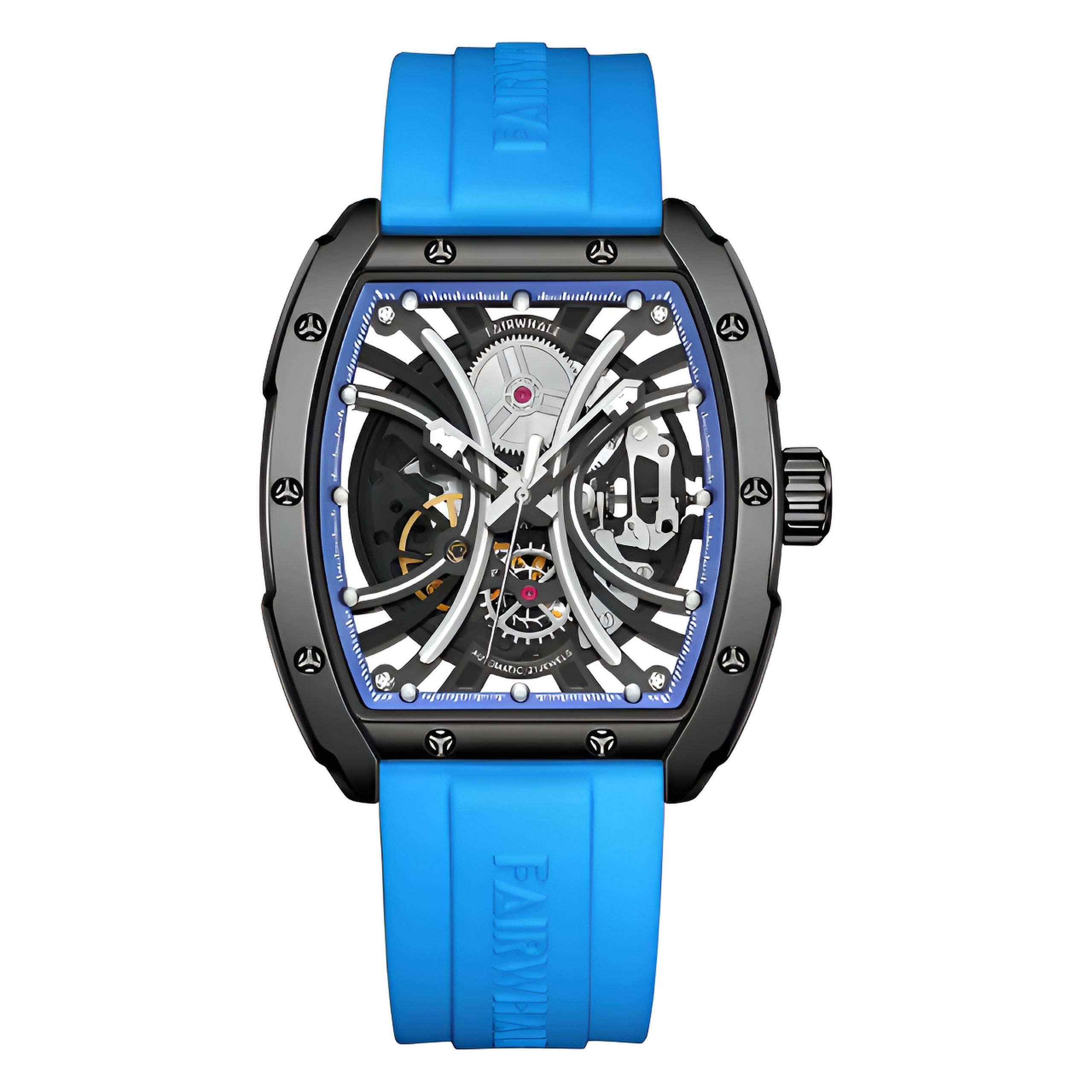 Mark Fairwhale 6560 TARVIX – Men’s Luxury Skeleton Tourbillon Automatic Watch